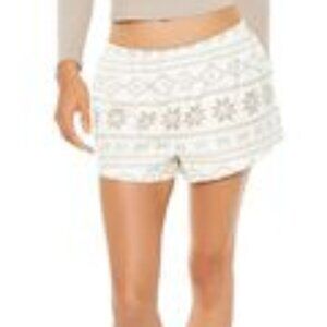 Fair Isle Bow Pajama Shorts NWT Medium $19